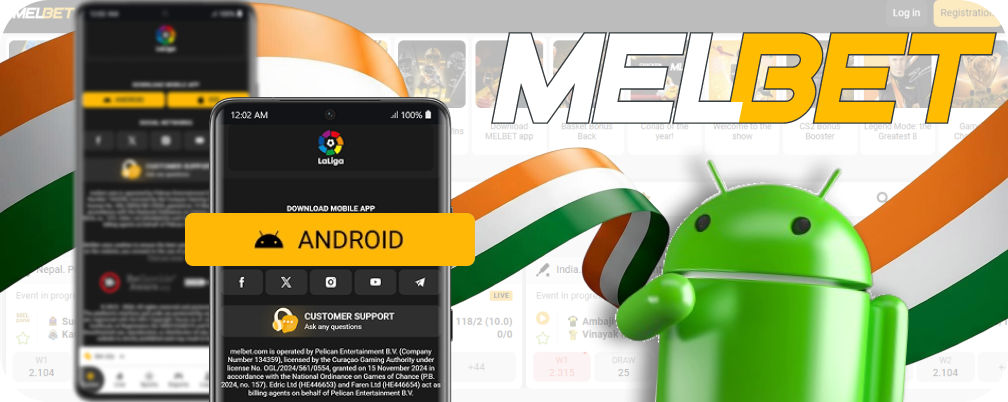 Download the Melbet app for Android