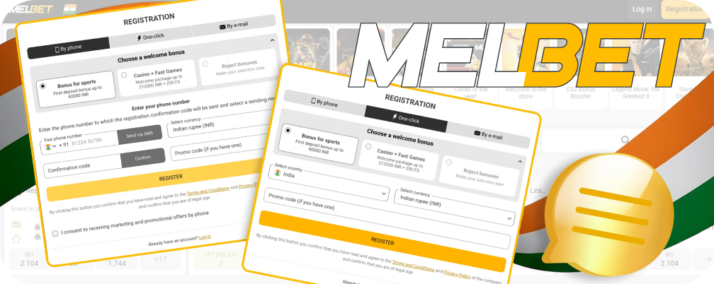 Register your Melbet India account today and start betting instantly!